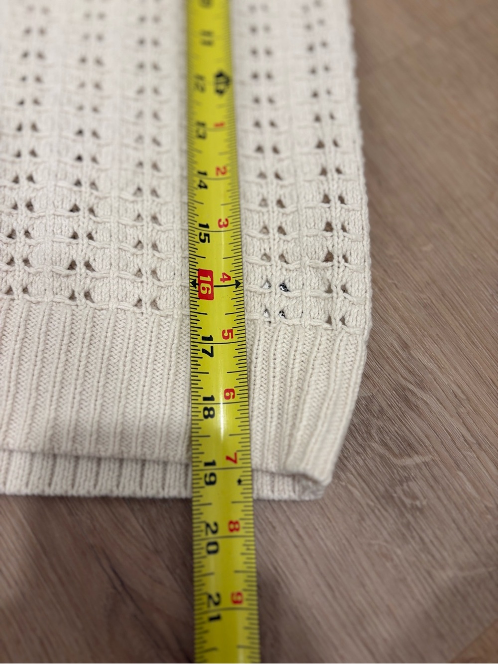Universal Thread Cream Open-Knit Sleeveless Sweater - Picture 6 of 6